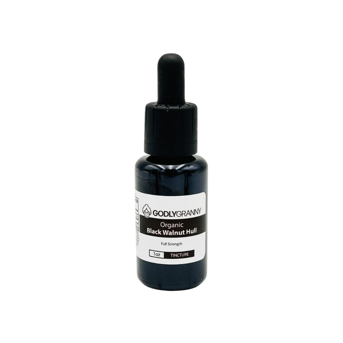 Organic Black Walnut Green Hull Tincture, 1 oz packaging