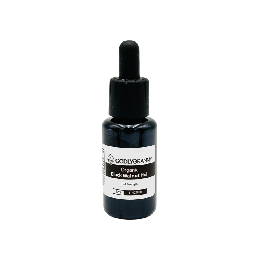 Organic Black Walnut Green Hull Tincture, 1 oz packaging