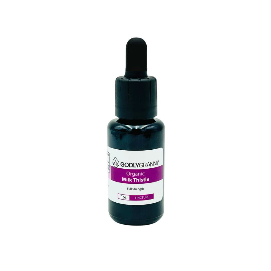 Organic Milk Thistle Tincture, 1 oz packaging
