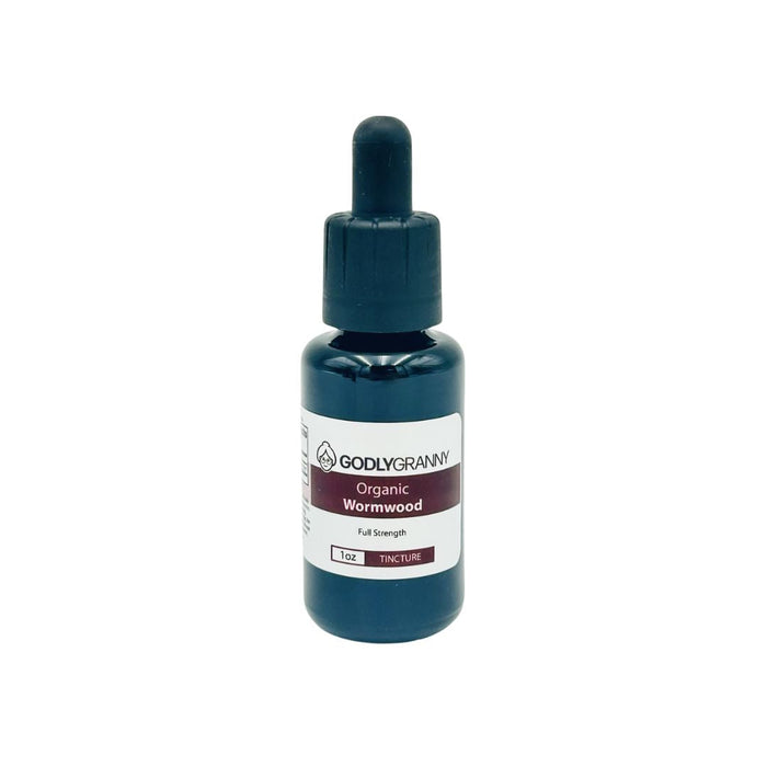 Organic Wormwood Tincture, 1 oz packaging