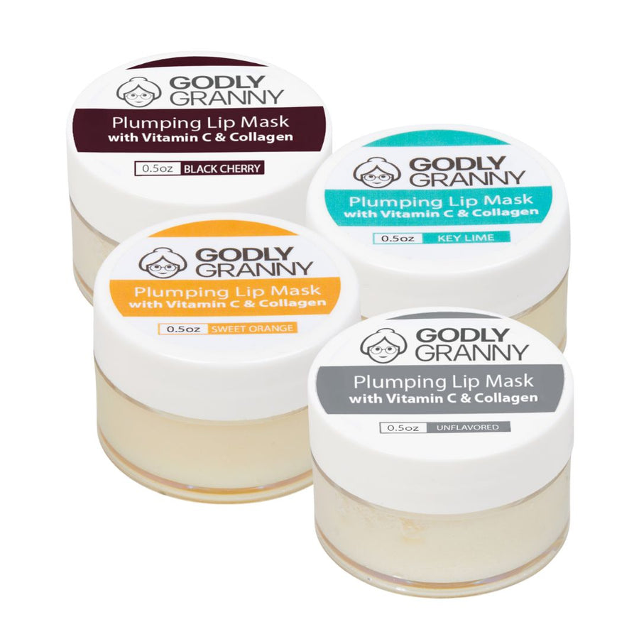 Assorted Vitamin C & Collagen Lip Mask packages shown together