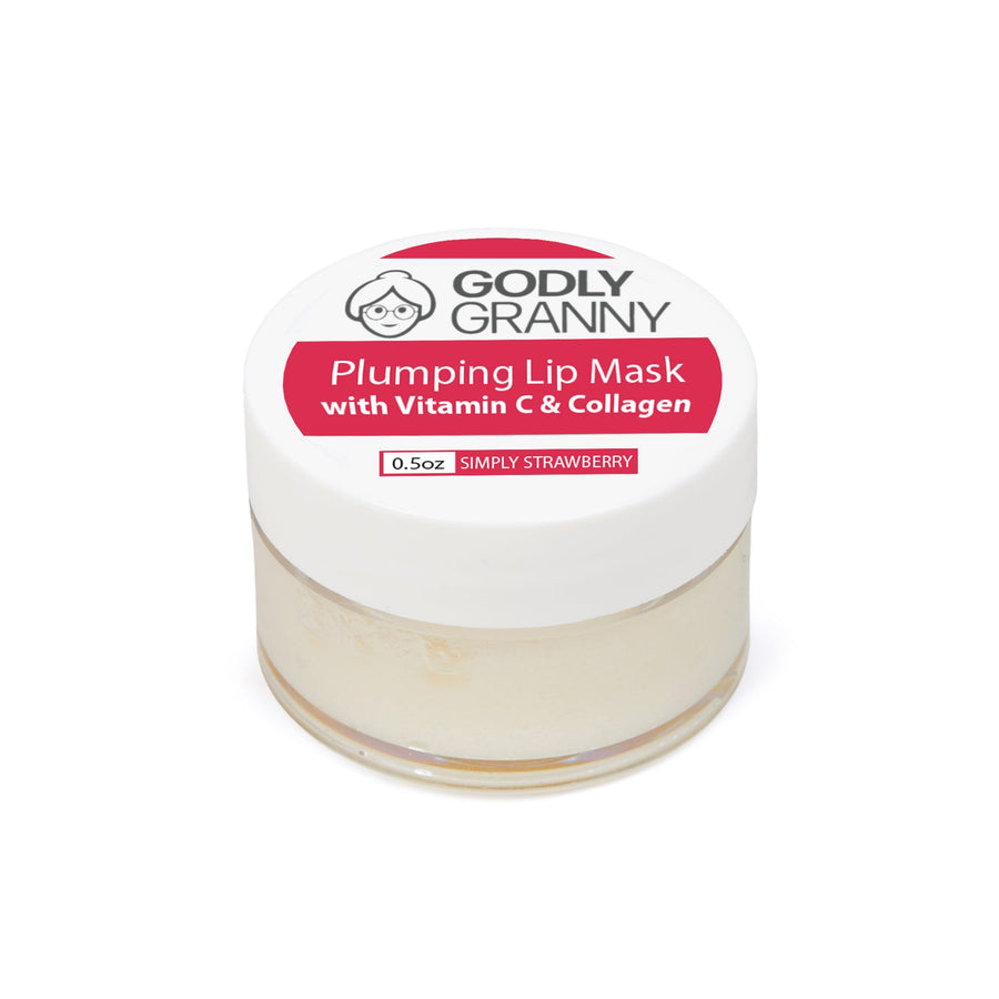 Vitamin C & Collagen Lip Mask – Simply Strawberry packaging
