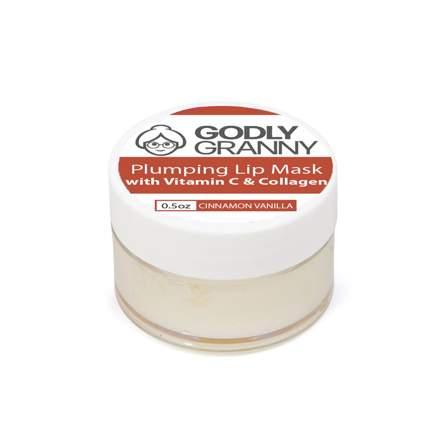 Vitamin C & Collagen Lip Mask – Cinnamon Vanilla packaging