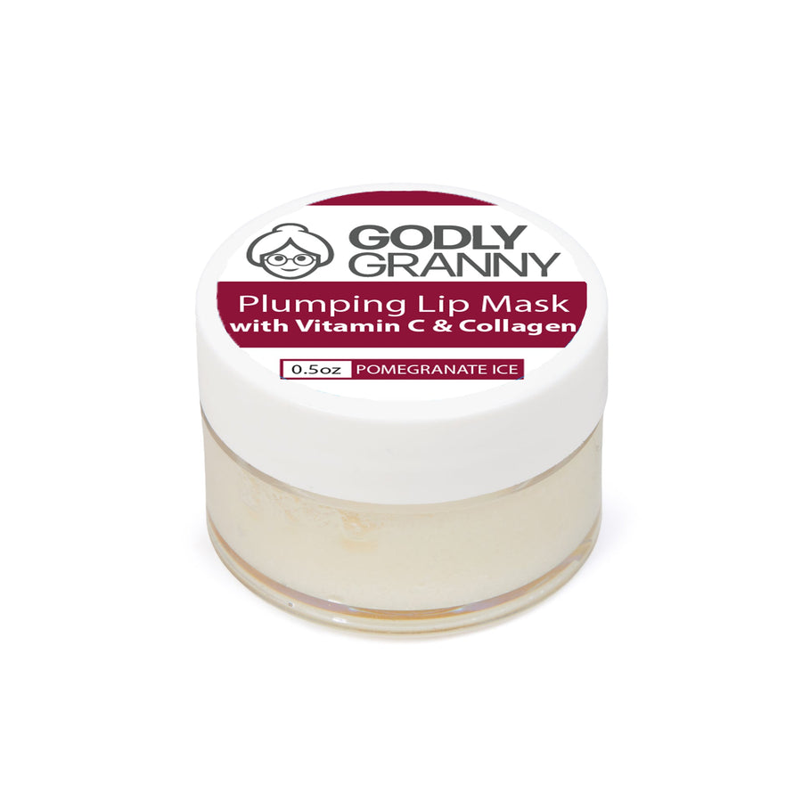 Vitamin C & Collagen Lip Mask – Pomegranate Ice packaging