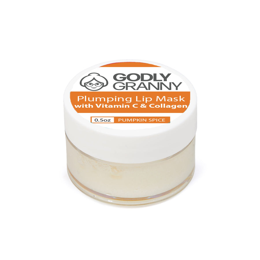 Vitamin C & Collagen Lip Mask – Pumpkin Spice packaging