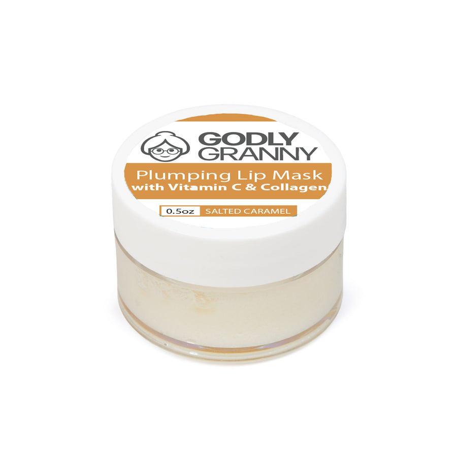Vitamin C & Collagen Lip Mask – Salted Caramel packaging