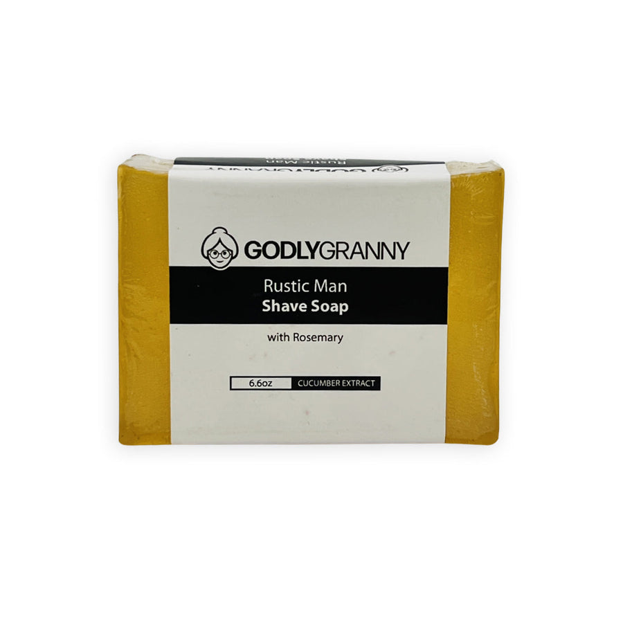 Rosemary Shaving Soap Bar – Rustic Man packaging