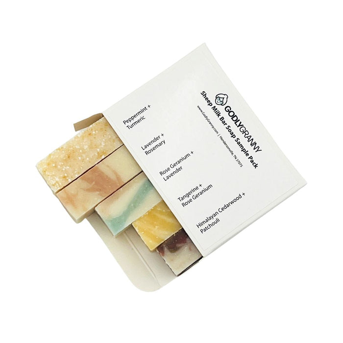 Sheep Milk Soap Sample Pack packaging