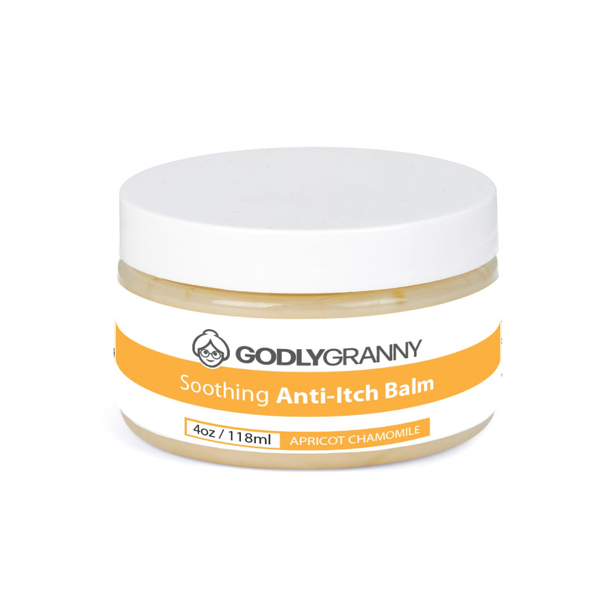 Soothing Moisturizing Body Balm – Apricot Chamomile / 4oz packaging