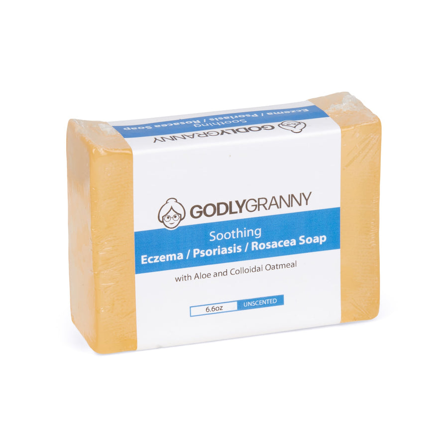 Unscented Aloe & Colloidal Oatmeal Soap Bar, 6.6 oz packaging