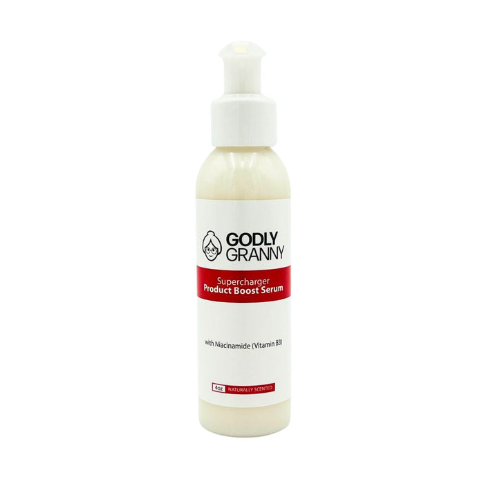 Supercharger Niacinamide Facial Serum, 4 oz packaging