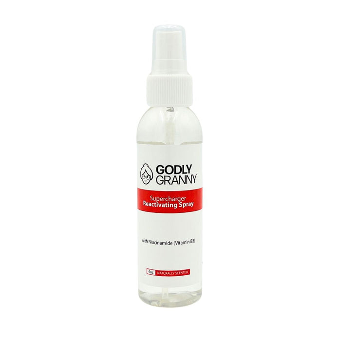 Supercharger Niacinamide Facial Spray, 4 oz packaging