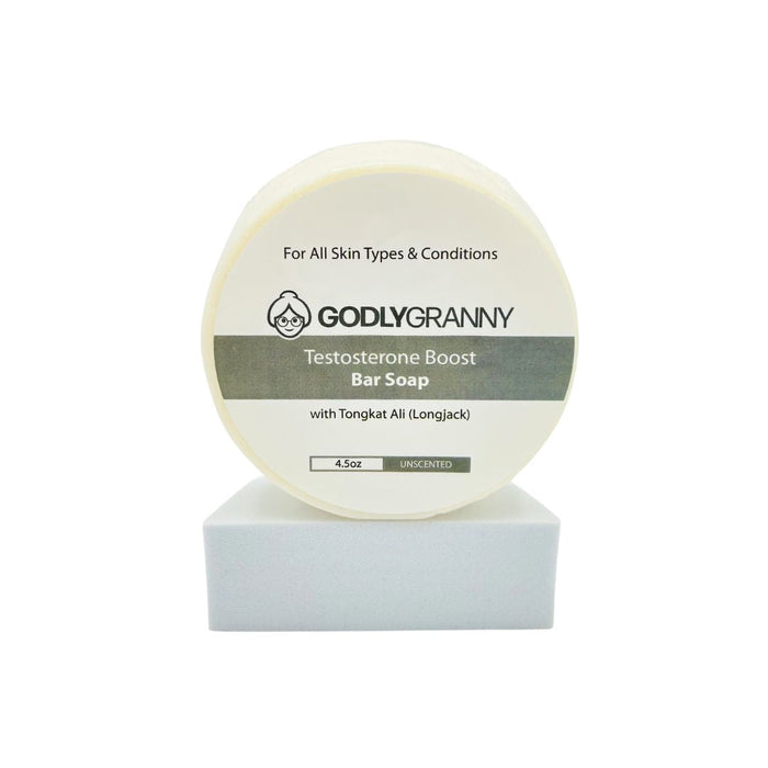 Tongkat Ali Botanical Bar Soap – 4.5oz Round packaging