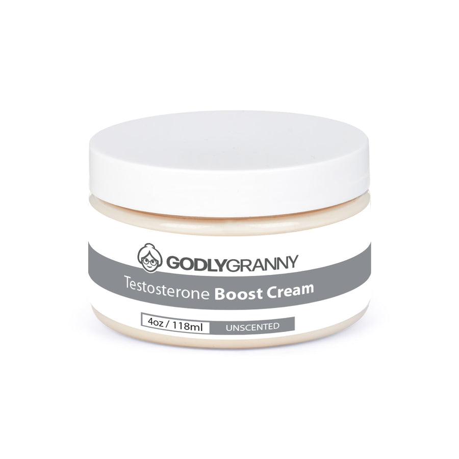 Botanical Body Cream with Tongkat Ali & Ginseng – Unscented / 4oz Jar packaging