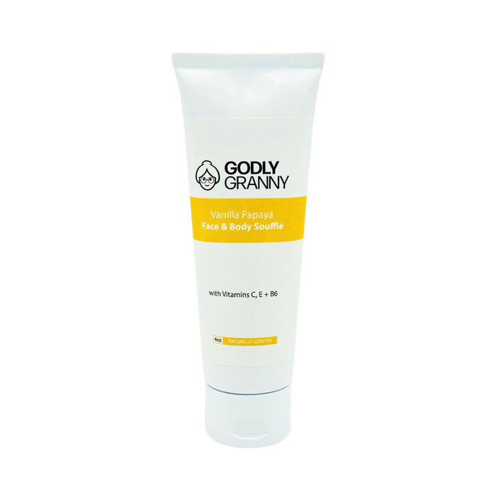 Vanilla Papaya Face & Body Soufflé, 4 oz packaging