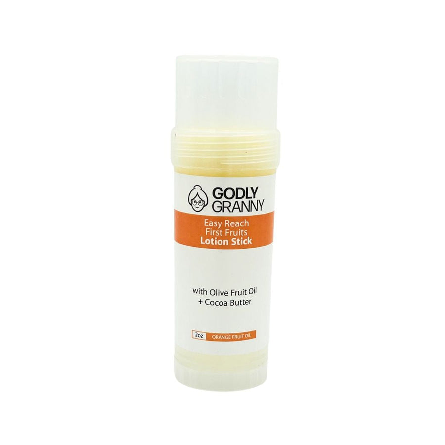 First Fruits Citrus Moisturizing Lotion Stick – Orange Fruit Oil packaging