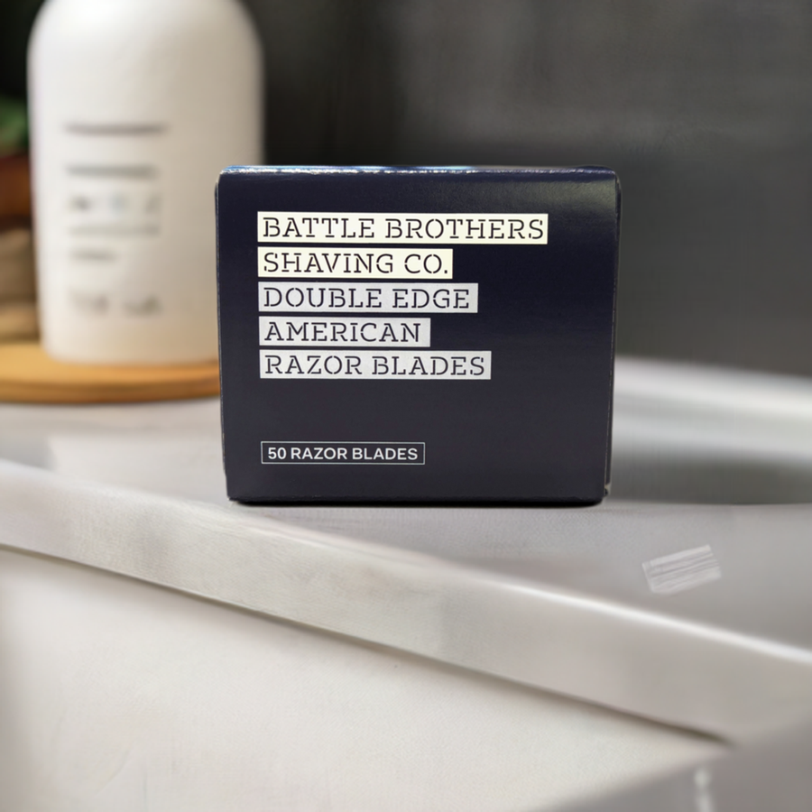 Made in U.S.A. Double Edge Safety Razor Blades - Pack of 50