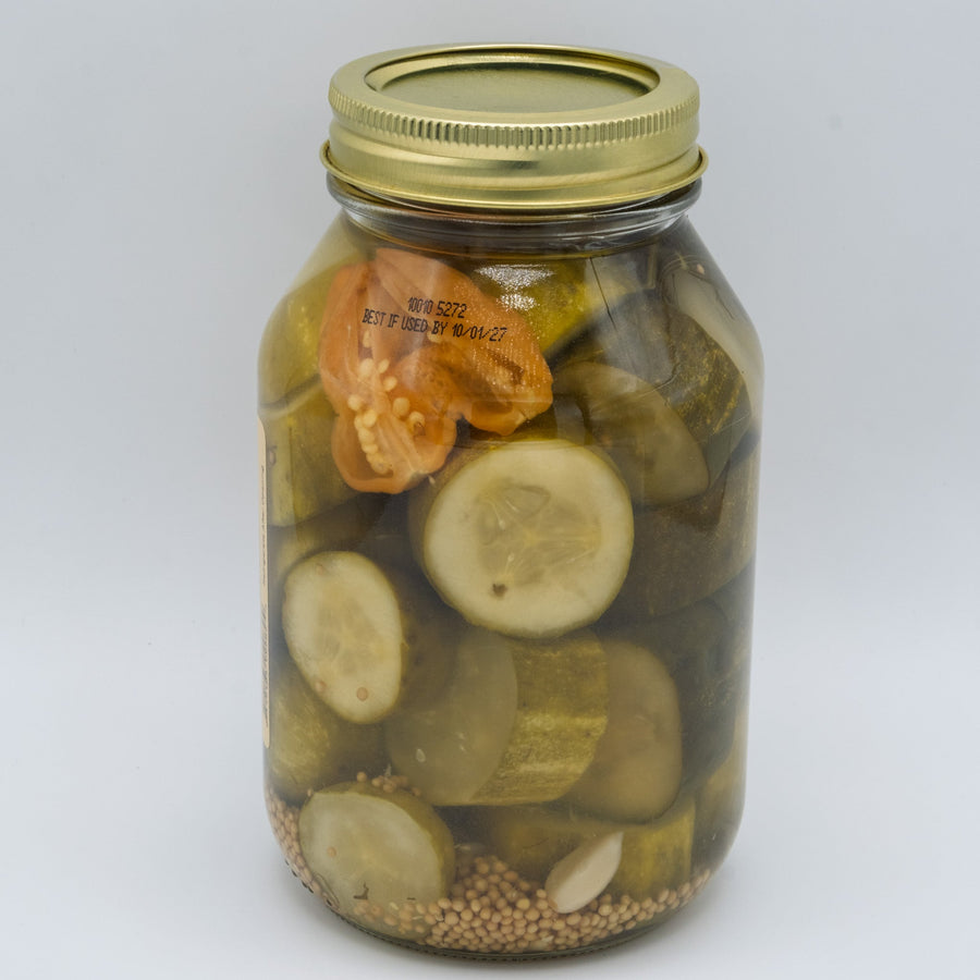 Old-Fashioned Habanero Pickle Chunks | Hot Pickles | 32 oz — catalog image 3