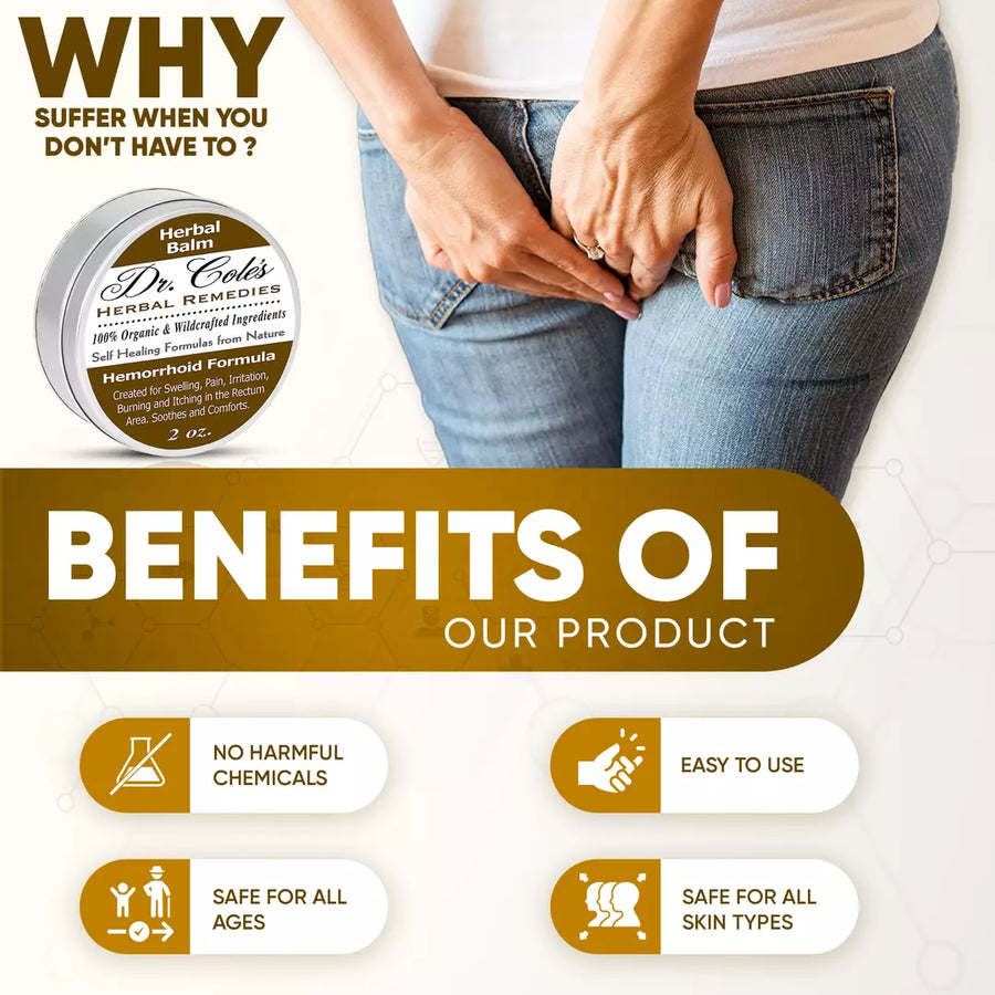 01 - Dr. Cole's Organic Hemorrhoid Balm