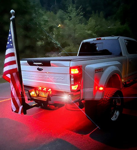 Heavy-Duty Hitch-Mount Flagpole Kit — hitch mount installation or mounting hardware (image 2)