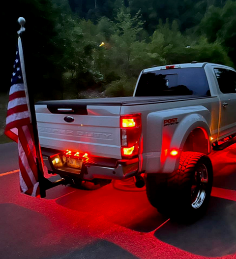 Heavy-Duty Hitch-Mount Flagpole Kit — hitch mount installation or mounting hardware (image 9)