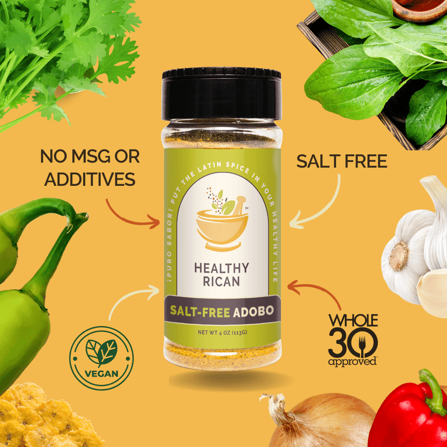 Salt-Free Adobo Seasoning Jar
