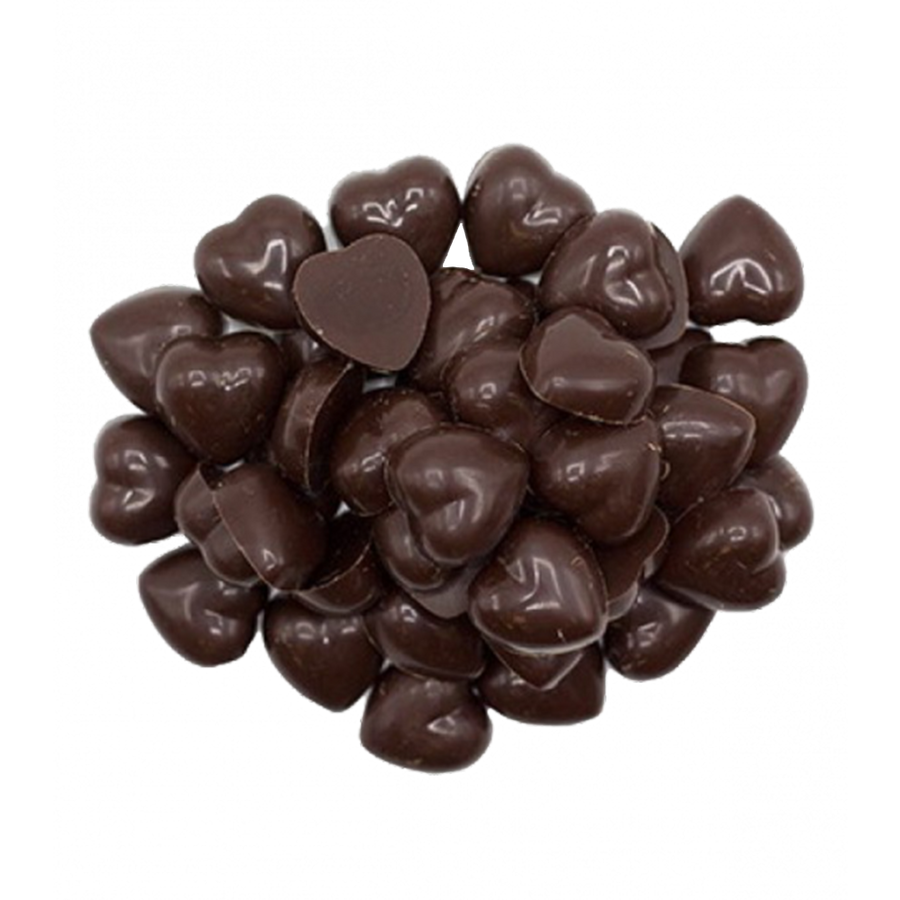 Raw Mint Chocolate Hearts