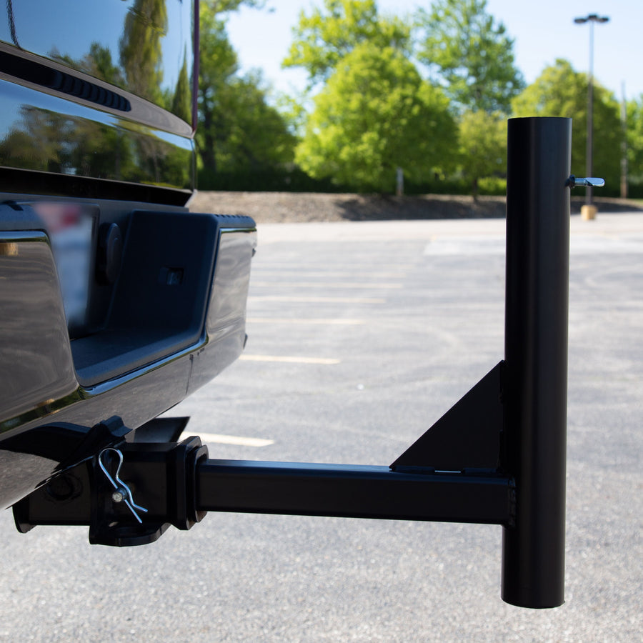 Heavy-Duty Hitch-Mount Flagpole Kit — hitch mount installation or mounting hardware (image 5)