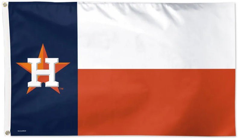 Houston Astros 3x5 Texas flag design with team logo