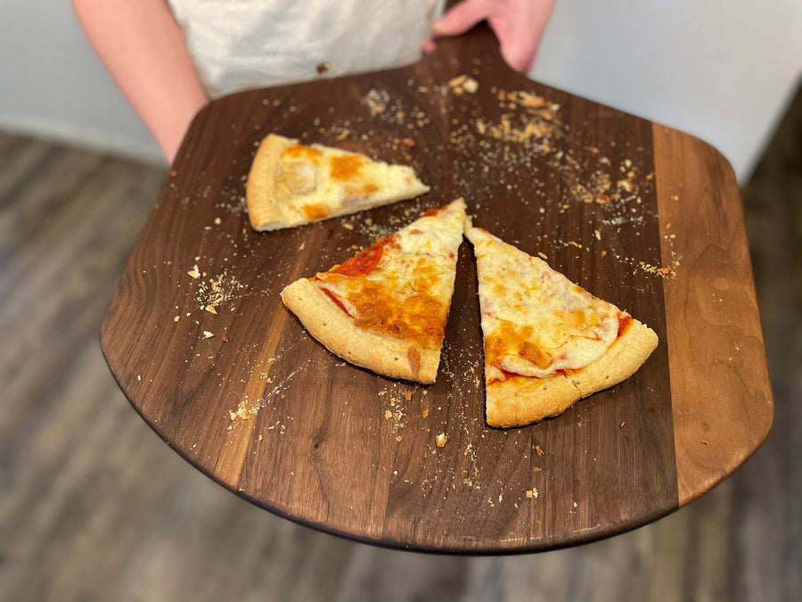 Personalized Walnut Pizza Peel — 22 × 16 in.