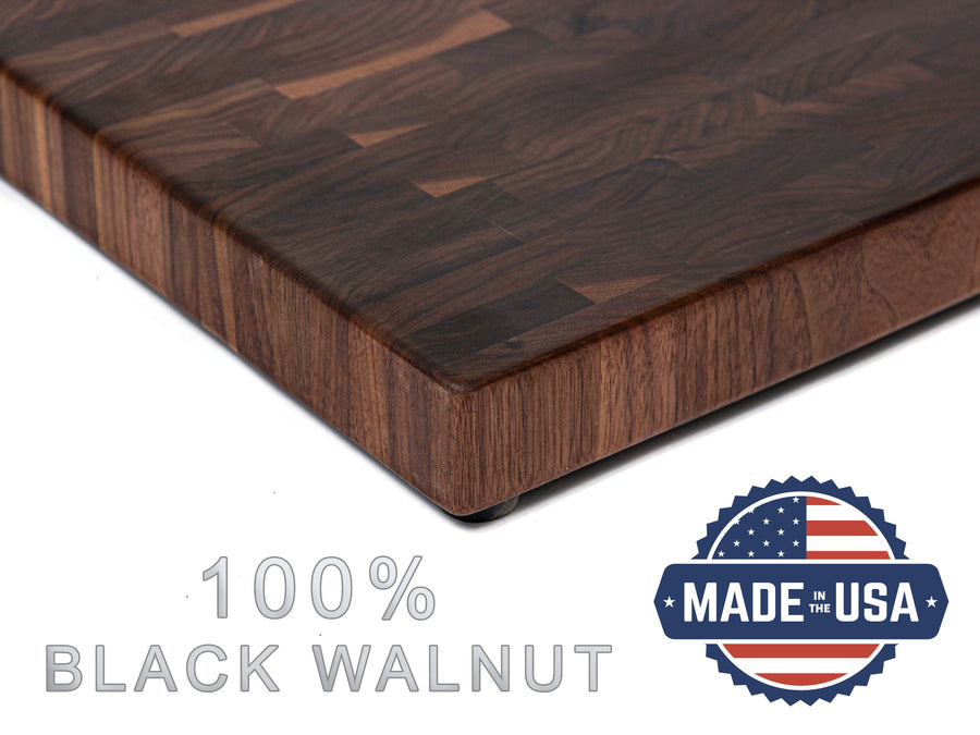 Personalized End-Grain Butcher Block with Juice Groove