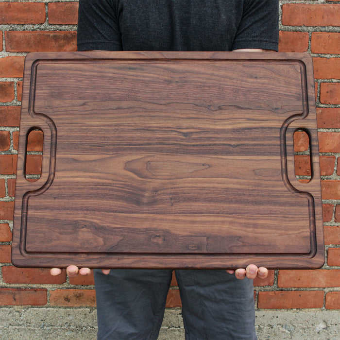 24 × 18 in. Walnut Serving Board — Optional Engraving