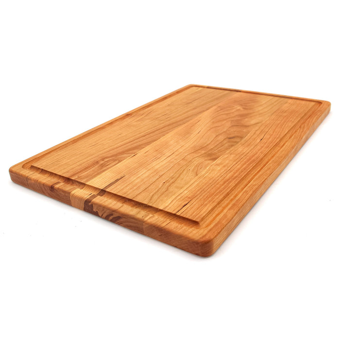18 × 12 in. Cutting Board with Juice Groove — Cherry, Maple or Walnut