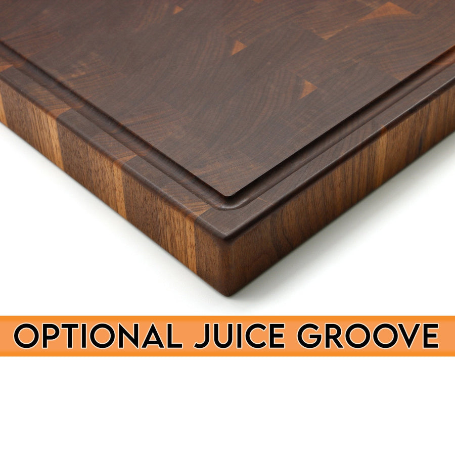Personalized End-Grain Butcher Block with Juice Groove