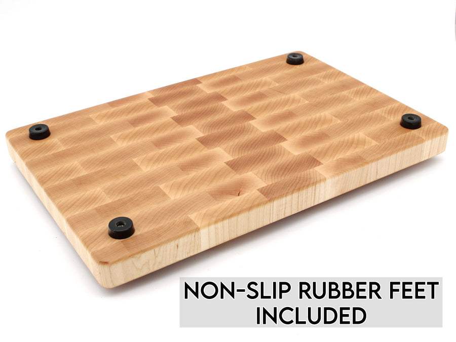 Maple or Walnut End-Grain Butcher Block