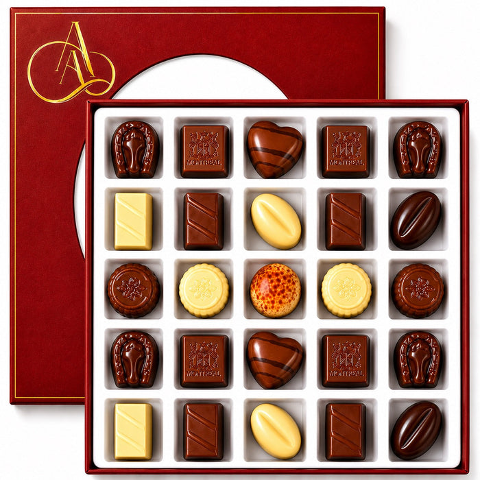Sugar-Free Belgian Chocolate Truffles Gift Box, 48 pc