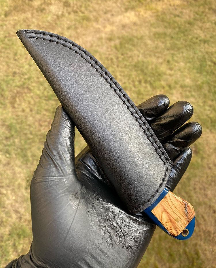 Camping knife Handmade Damascus Steel Hunting Knife