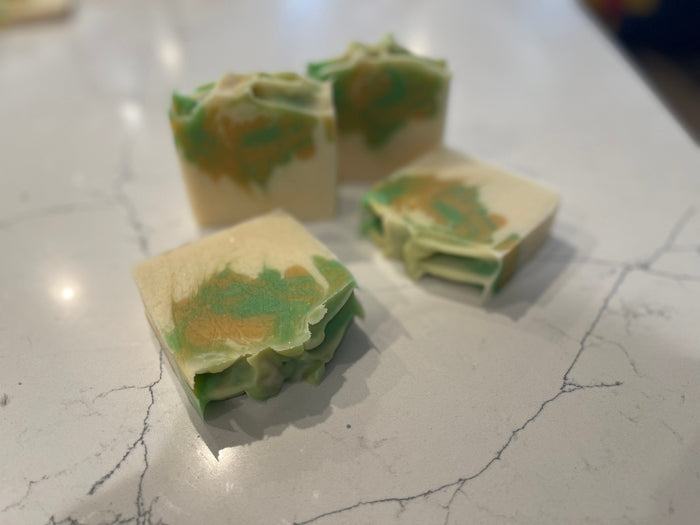 Coconut Lime Verbana Luxury Handmade Soap with coconut milk
