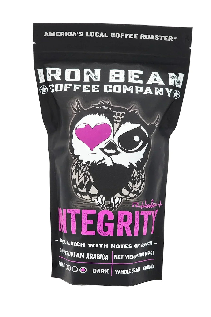 Integrity Peruvian Dark Roast Coffee – Espresso Friendly – coffee product photo 1
