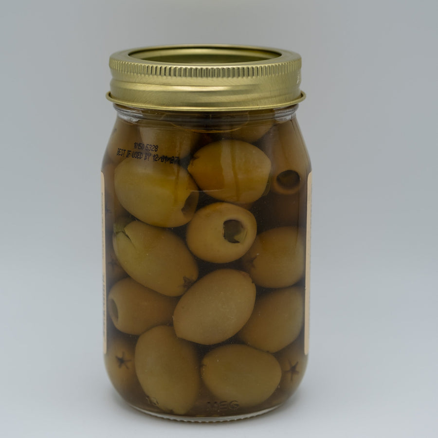 Jalapeno Stuffed Olives | Briny & Spicy Pantry Favorite | 16 oz. – product image 3