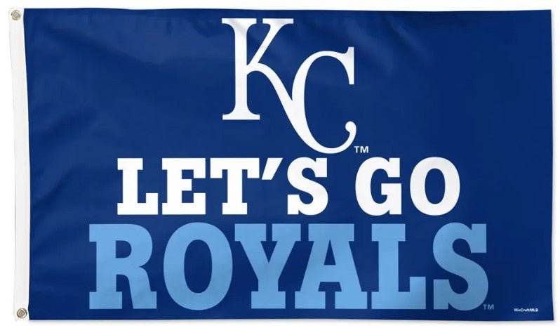 Kansas City Royals 3x5 slogan flag made in USA