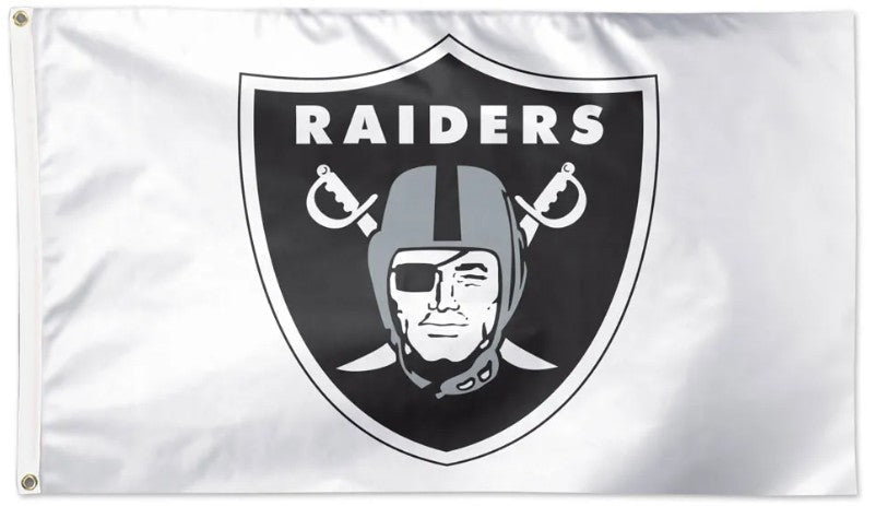 Las Vegas Raiders 3x5 camouflage flag with team logo