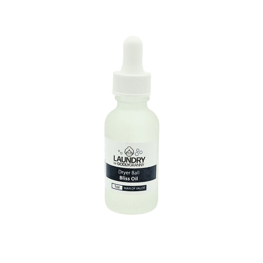Dryer Ball Bliss Scenting Oil – Man of Valor packaging