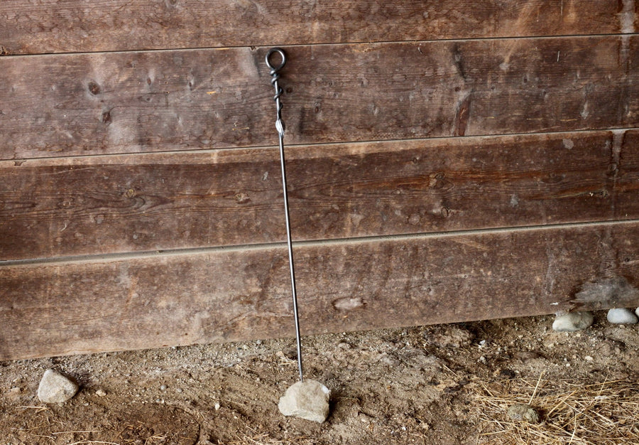 30-inch Leaf Wrap Fire Poker