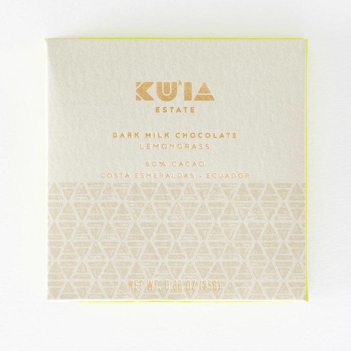 Lemongrass Dark Milk Chocolate Bar