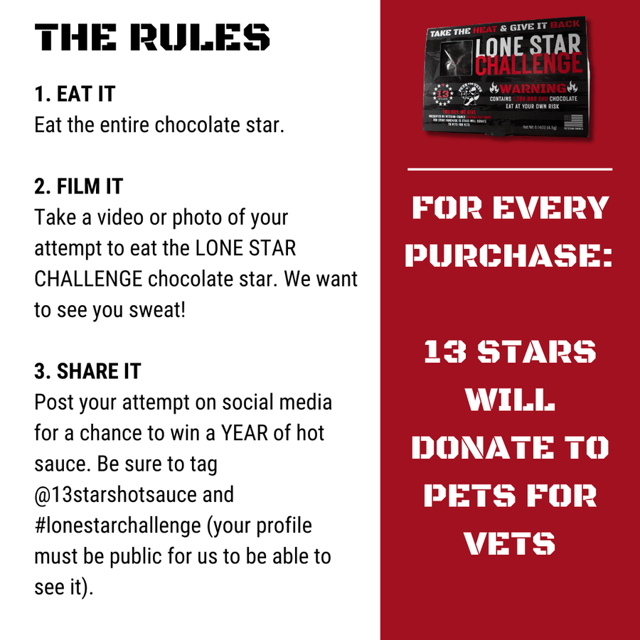 Lone Star Extreme Heat Chocolate Challenge — catalog product image 2