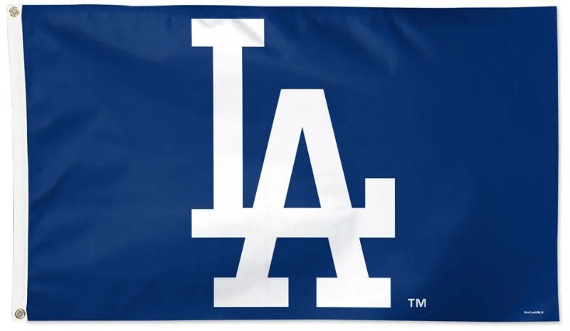 Los Angeles Dodgers 3x5 MLB flag with deluxe blue background