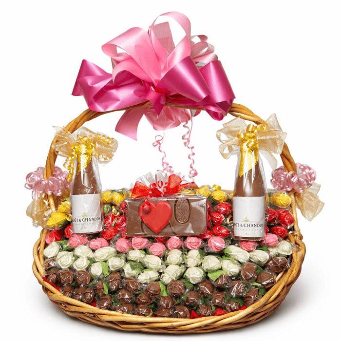 Chocolate Rose Statement Basket - product image 1