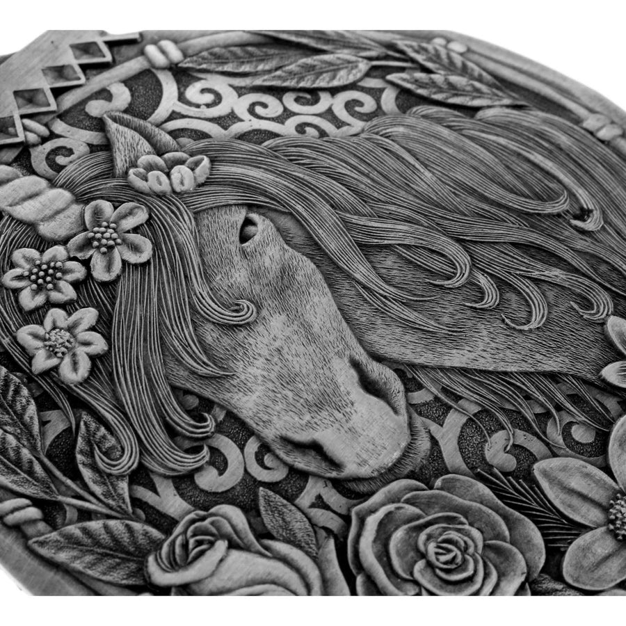 Close-up of the design on Magical Unicorn Ornament