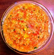 Salsa illustrating a Mango Habanero serving idea